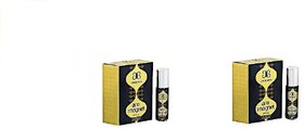 Aro Magnet Long Lasting Pocket Perfume Herbal Ittar Alcohol Free Heart touching Fragrance ( Pack of 2 pcs.) 2ml each