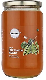 Vediko Organic Farm Fresh Raw Sheesham Honey (1 Kg) 100 Pure and Natural Unprocessed Single Origin Original Honey from Sheesham Farms  Chemical Free No Sugar No Adulteration