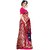 SVB Saree Dark Blue  Pink woven Art Silk Saree