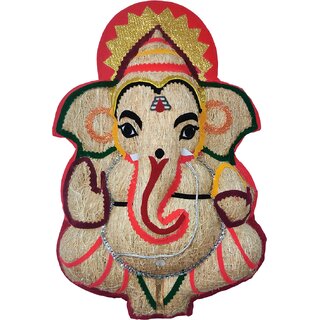 Lavancha Ganesha Wall Hanging 14 - Handmade Lucky Decor for Living Room, Pooja Room, Office, Housewarming