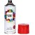 SAG Cosmos Paints Clear Lacquer  Deep Red Spray Paint 400 ml (Pack of 2)