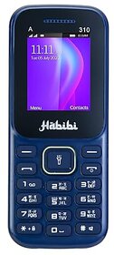 Habibi 310 (Dual Sim, 1.8 Inch Inch Display, 1100 mAh Battery, Blue)