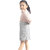Kid Kupboard Cotton Girls A-Line Dress, Multicolor, Crew Neck, 5-6 Years KIDS5799