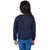 Kid Kupboard Cotton Girls Sweatshirt, Dark Blue, Full-Sleeves, Crew Neck, 6-7 Years KIDS5806