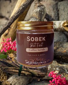 Sobek naturals But first,coffee face and body scrub  Exfoliate, acne and tan  paraben  SLS free
