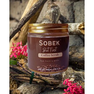 Sobek naturals But first,coffee face and body scrub  Exfoliate, acne and tan  paraben  SLS free