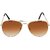 29K Gold Brown Aviator Sunglasses