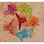 Mini Butterfly Hair Clature for Women  Girls Multi Color, Pack of 6