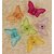 Mini Butterfly Hair Clature for Women  Girls Multi Color, Pack of 6