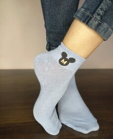 Ankle Socks for Women  girls Multi color, Free Size, Pack of 5