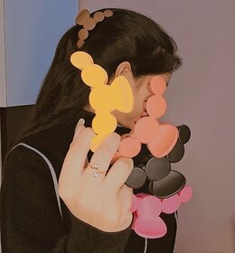 Matte Finish Strong Hold Styling Hair Clutcher For Women  Girl's Multi Color Pack of 5