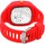 Red Dial Analog Silicon Strap Addi Stylish Designer Analog Watch - For Boys