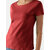 Women Red  Crew neck T-shirt
