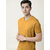 Men Mustard 10% lite V neck T-shirt
