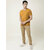 Men Mustard 10% lite V neck T-shirt