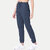 Womens Black  Solid Joggers
