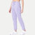 Womens Lilac   Solid Joggers