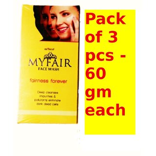 My fair fairness facewash ( Pack of 3 pcs.) 60 gm each