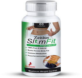 Zenius Slim Fit Capsule For weight loss medicine fat burner - 60 Capsules