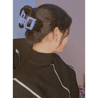 Beautiful Hair Claw Clips, For Thick/Thin Hair for Women  Girls Multi Color Pack of 6