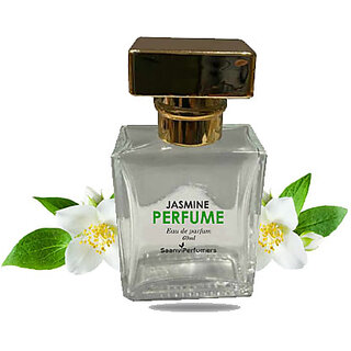 Saanvi Perfumers Jasmine Perfume Spray  Long Lasting Fragrance Eau de Parfum - 50 ml  (For Men  Women)