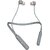 TecSox Tecband Blaze 100 Wireless Neckband40H Playback IPX 4  Boom Bass Gray Bluetooth Headset (Gray, In the Ear)