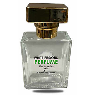 Saanvi Perfumers White Firdous Perfume Spray  Long Lasting Fragrance Eau de Parfum - 50 ml  (For Men  Women)