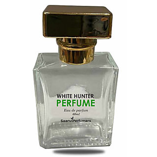 Saanvi Perfumers White Hunter Perfume Spray  Long Lasting Fragrance Eau de Parfum - 50 ml  (For Men  Women)