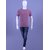 MEN'S BURGANDY MELANGE LYCRA CREW NECK T-SHIRTS