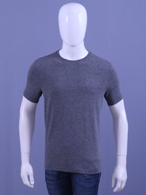 Redline Men's Anthra Mel S/J Crew Neck T-Shirt
