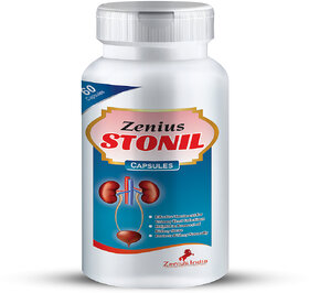 Zenius Stonil Capsule for kidney stone removal medicine  Kidney stone treatment - 60 Capsules