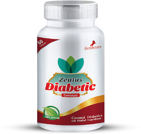 Zenius Diabetic Capsule for suger and diabetes control medicine - 60 Capsules