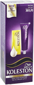 Wella Koleston 301/0 Blue Black Hair Colour - 110ml