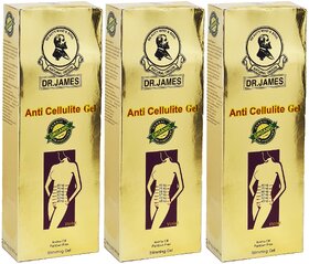 Dr James Anti Cellulite Slimming Gel - 250g (Pack Of 3)