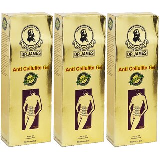 Dr James Anti Cellulite Slimming Gel - 250g (Pack Of 3)