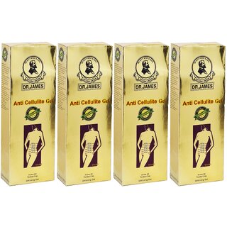 Dr James Anti Cellulite Slimming Gel - 250g (Pack Of 4)