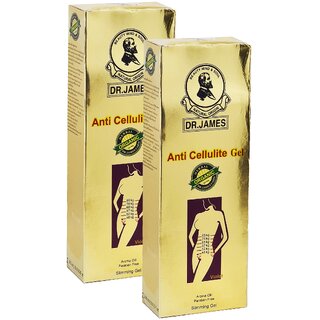 Dr James Anti Cellulite Slimming Gel - Pack Of 2 (250g)