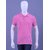 Red Line Mens Pink Solid 100% Cotton Polo Collar T-Shirt