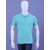 Red Line Mens Green Solid 100% Cotton Polo Collar T-Shirt