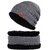Eastern Club Women Grey Woolen Winter Cap (Pack of 2)