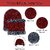 Eastern Club Unisex Red Woolen Winter Cap (Pack of 2)