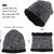 Eastern Club Unisex Grey Woolen Winter Cap (Pack of 2)