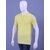 Redline Mens Yellow Solid 100% Cotton Polo Collar T-Shirt