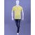 Redline Mens Yellow Solid 100% Cotton Polo Collar T-Shirt