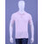 Men's Lt.Pink Enzyme Finish Solid Polo T-Shirt
