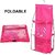 Unicrafts Purse Handbag Organizer 6 Pocket Foldable Large Clear Anti Dust Hanging Handbag Storage Organizer with Hook Purse Hanger Storage Holder for Wardrobe Closet Organizer Pack of 1 Pc Pink Handbag Organizer ()