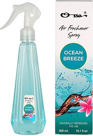 OSSA Ocean Breeze Air Freshener Long Lasting Home Fragrance For Home And Office Spray (300 ml)