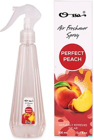 OSSA Perfect Peach Air Freshener Long Lasting Home Fragrance For Home And Office Spray (300 ml)