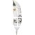 Grahak Trend Plume Feather Silver 3D Acrylic wall Sticker.