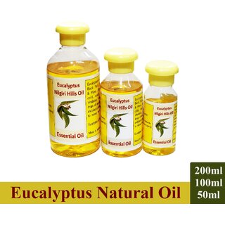 Natural Nilgiris Eucalyptus Oil - (200ml, 100ml, 50ml)